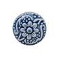 Blue Federation Flower - Ceramic Drawer/Cabinet Knob