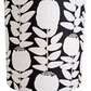 Protea Print Black & Off-White Drum Lampshade