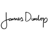 Signature of James Dunlop in black ink on a white background