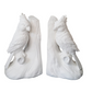 Bookends - White - Cockatoo Pair