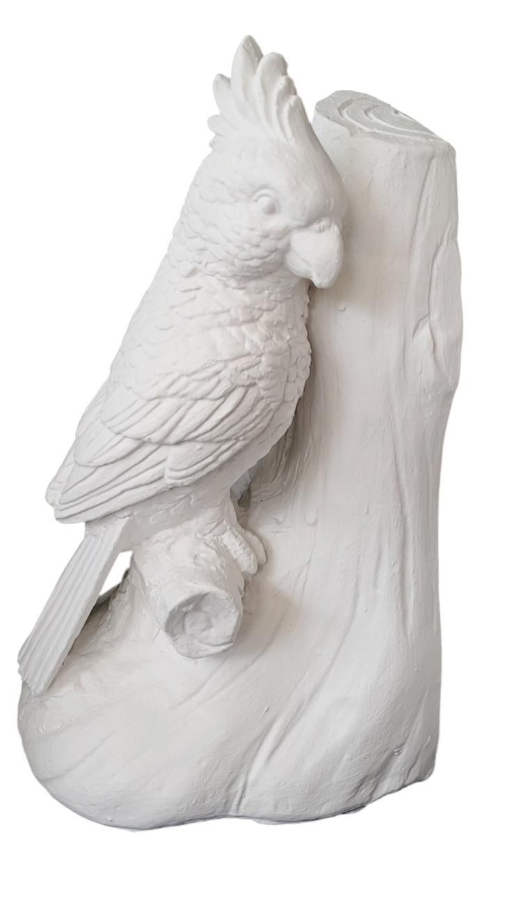 Bookends - White - Cockatoo Pair