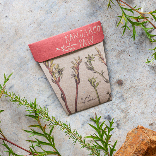 Gift Card & Seeds - Kangaroo Paw