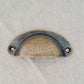 Antique Bronze Cup Style Drawer Pull - Pack of 5