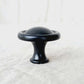 Metal Knob 'Elegant' - Black