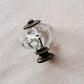 Drawer/Cabinet Knob - Clear - 'Elegant Vintage' style