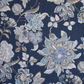 Drum Lampshade - Splendor Pattern - Blueberry - Profile Fabric