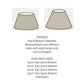 Tapered Lampshade - Botanica Print - Mist - Profile Fabric