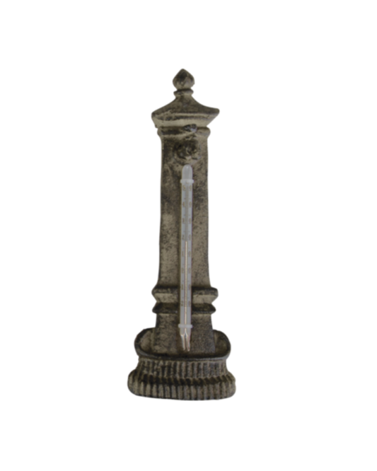 Cast Iron Wall Thermometer - Water Fountain