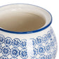 Blue and White Pattern - Ceramic Sugar Jar