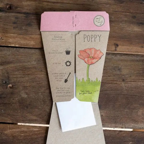 Poppy Gift Card & Seeds