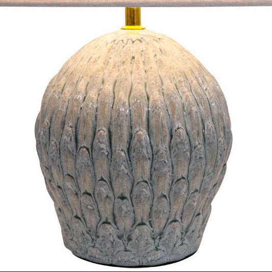 Ceramic Lampbase - Fine Feathers (BASE ONLY)