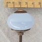Blue & Brass Ceramic Knob
