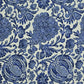 Drum Lampshade - Bountiful Indigo P.Kaufmann Fabric
