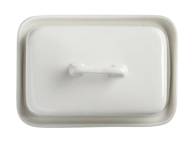 Maxwell & Williams Epicurious Butter Dish - White