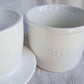 Butter Bell in White