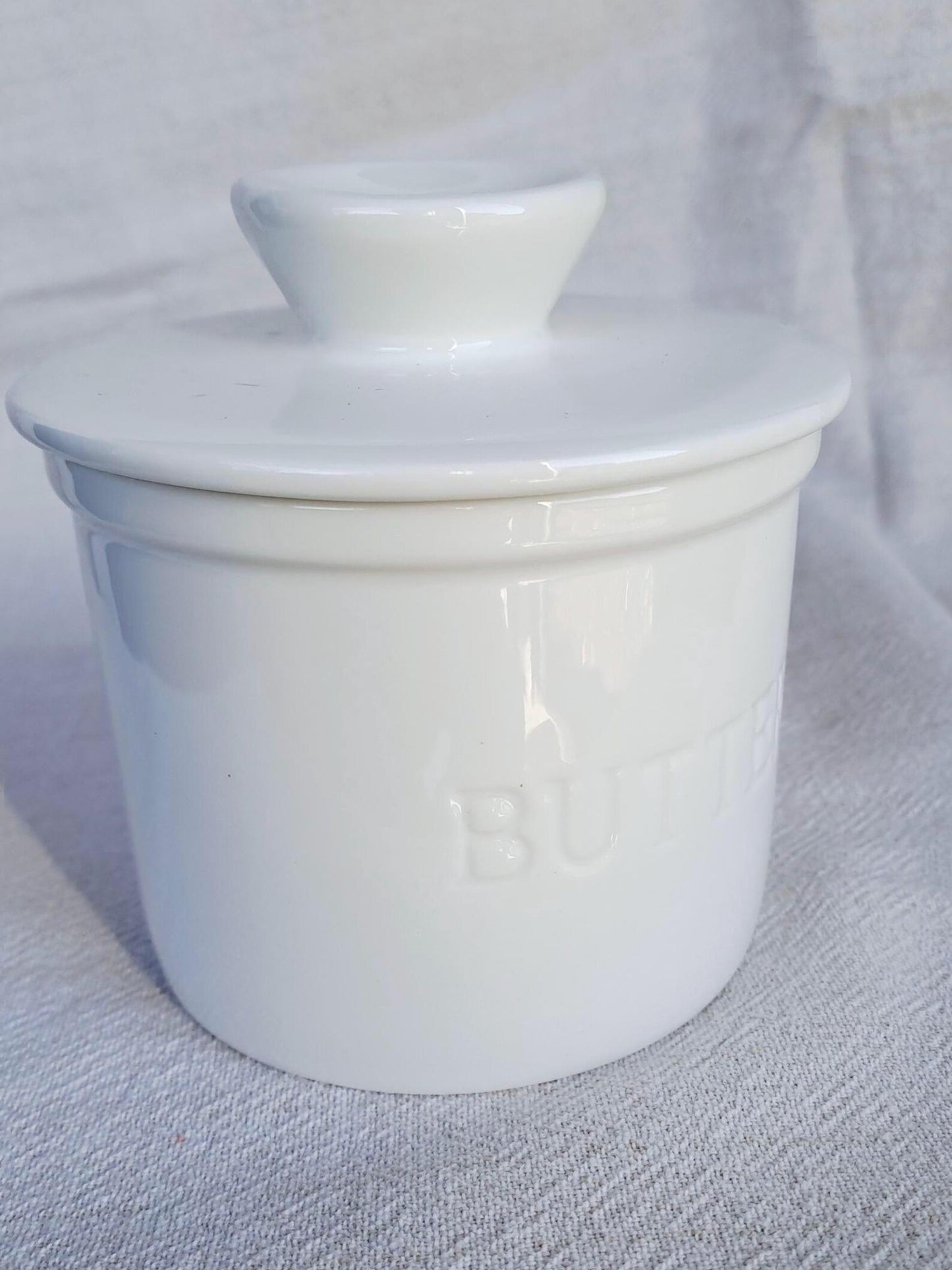Butter Bell in White