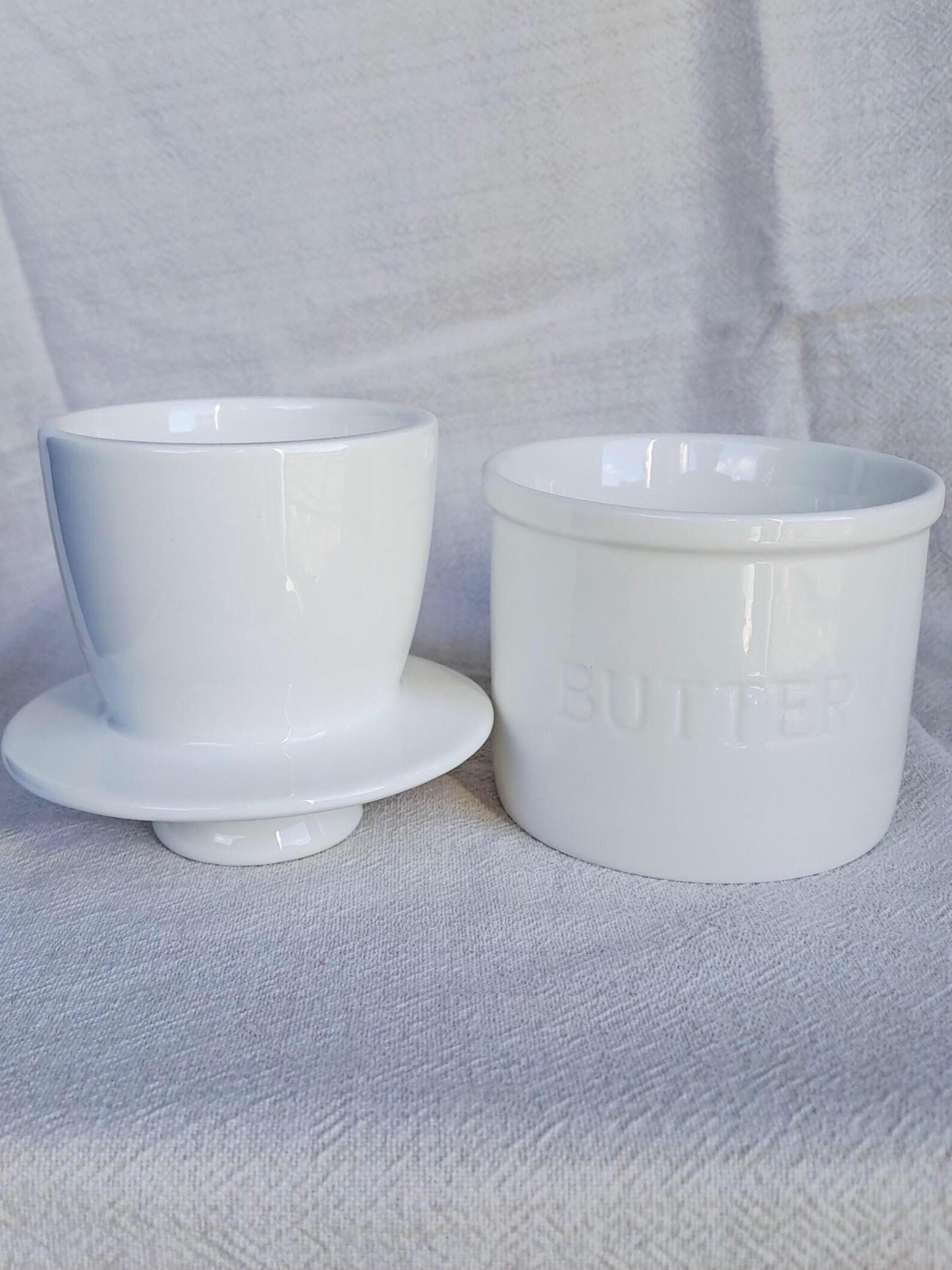 Butter Bell in White