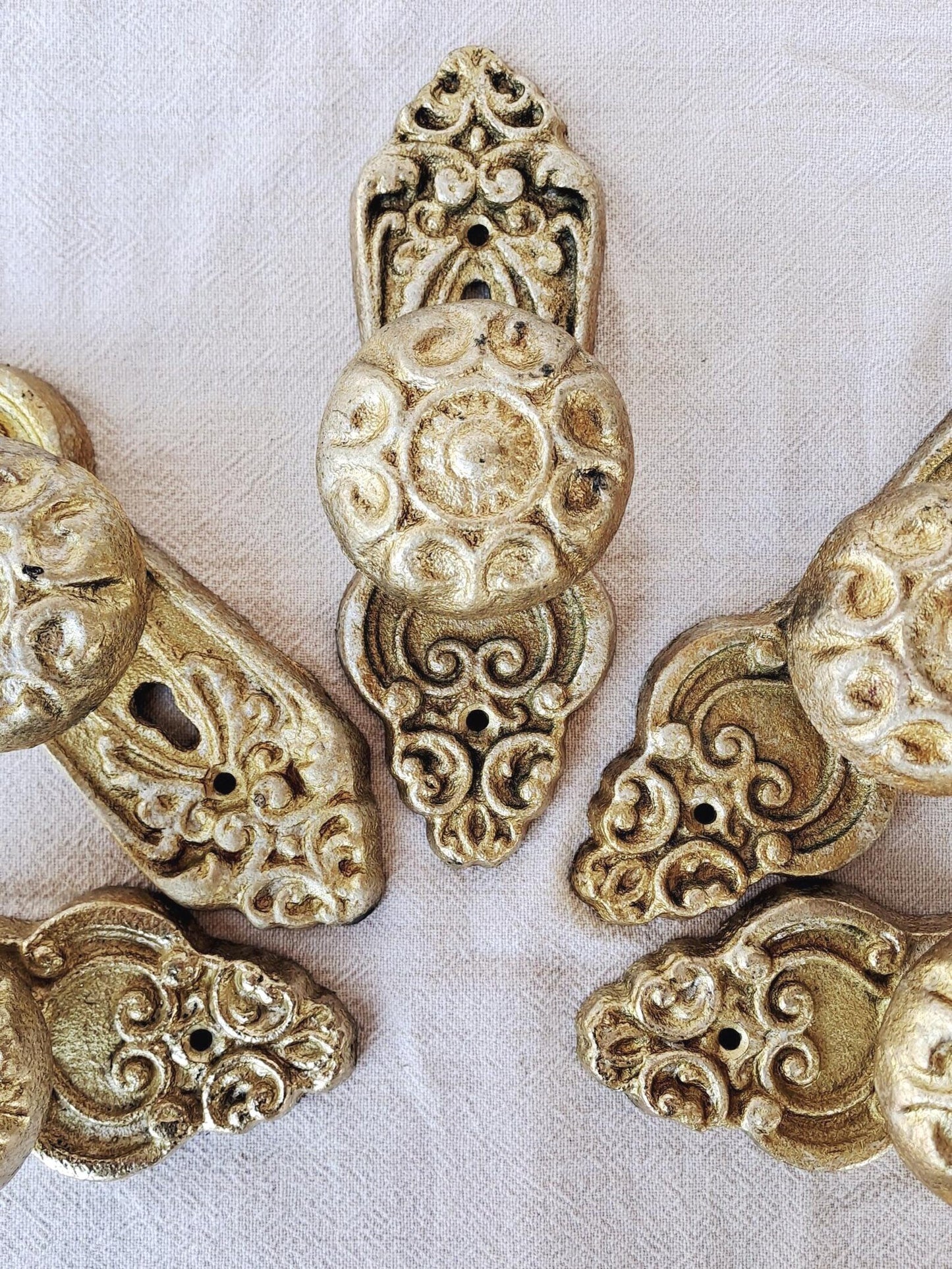 Adele Cast Iron 'Vintage Style' Knob or Decorative Hook