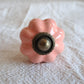 Pink Pumpkin shape Knob