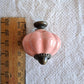 Pink Pumpkin shape Knob