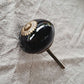 Ceramic Knob - Brass/Black