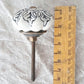 Ceramic Drawer/Cabinet Knob - Vintage Floral - Black/White
