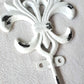 Fleur de Lis Wall Hook - White