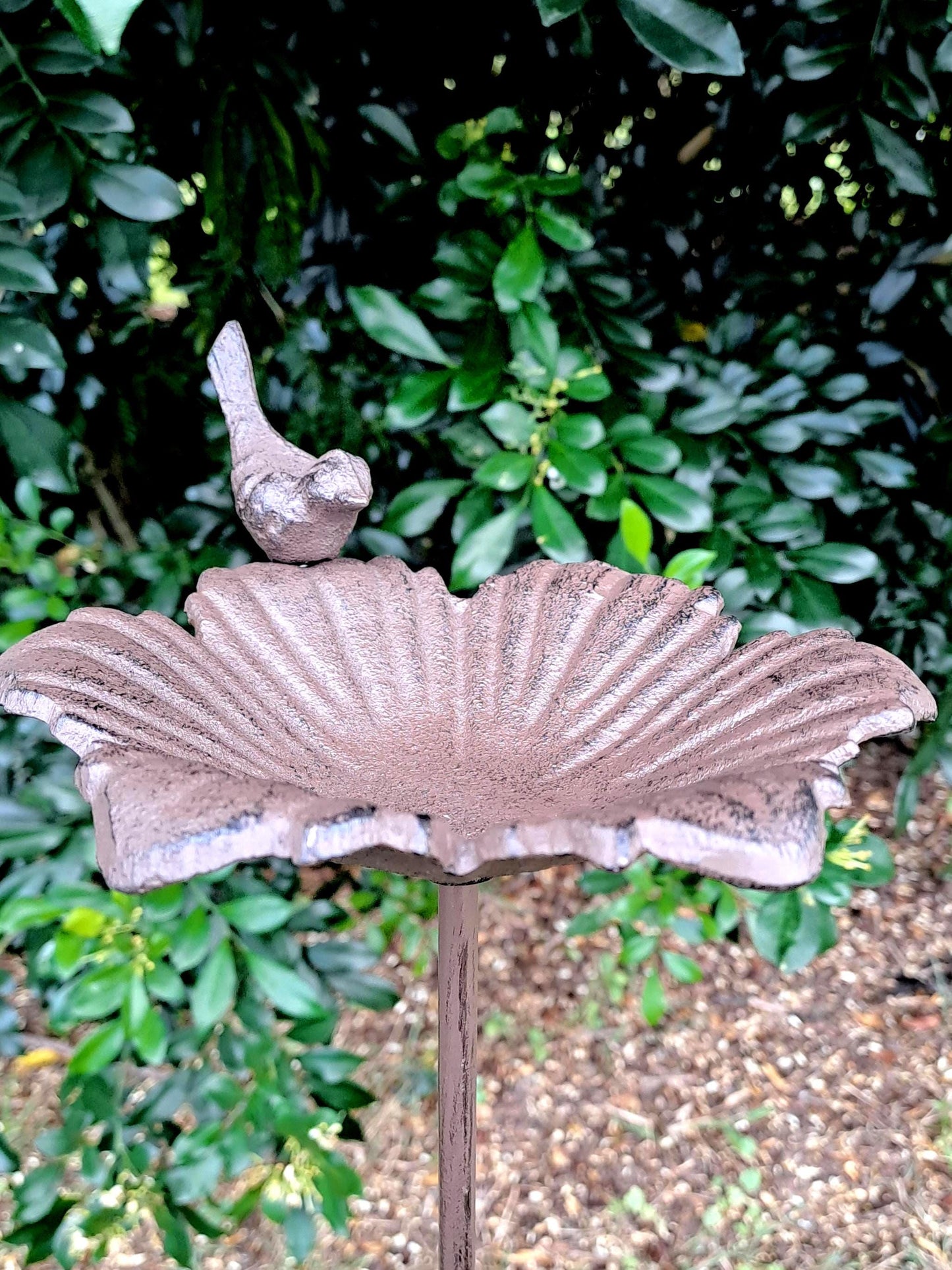 Cast Iron Stake Bird Feeder
