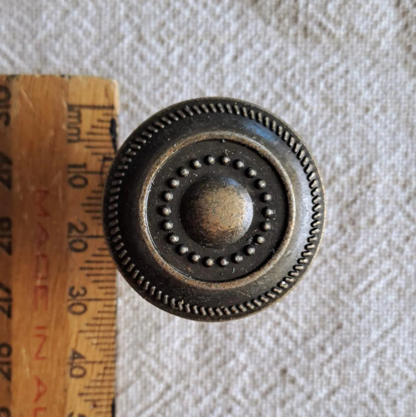 Metal Knob 'COLTON' Antique Bronze Finish