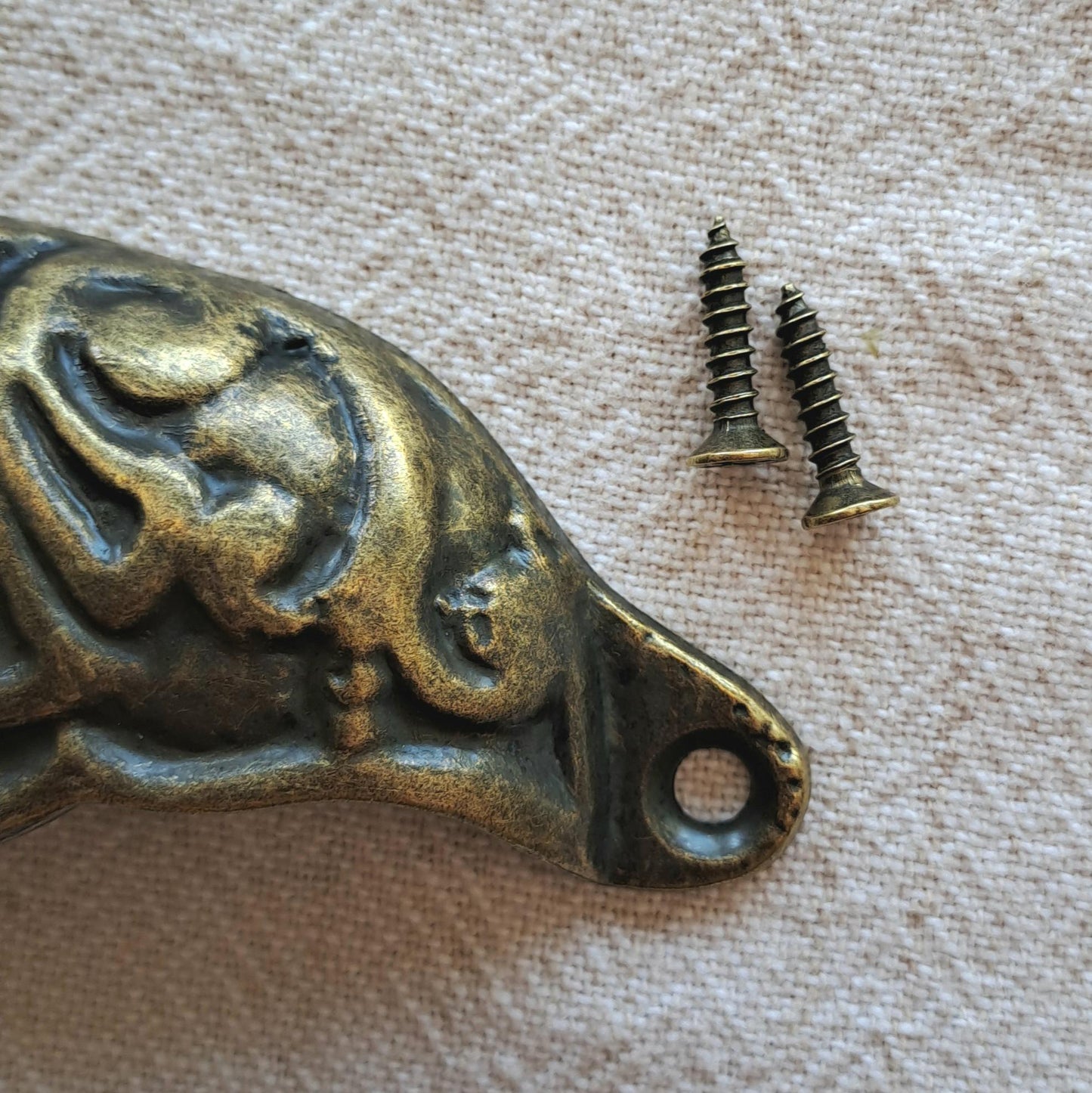Ornate Metal Drawer Pull
