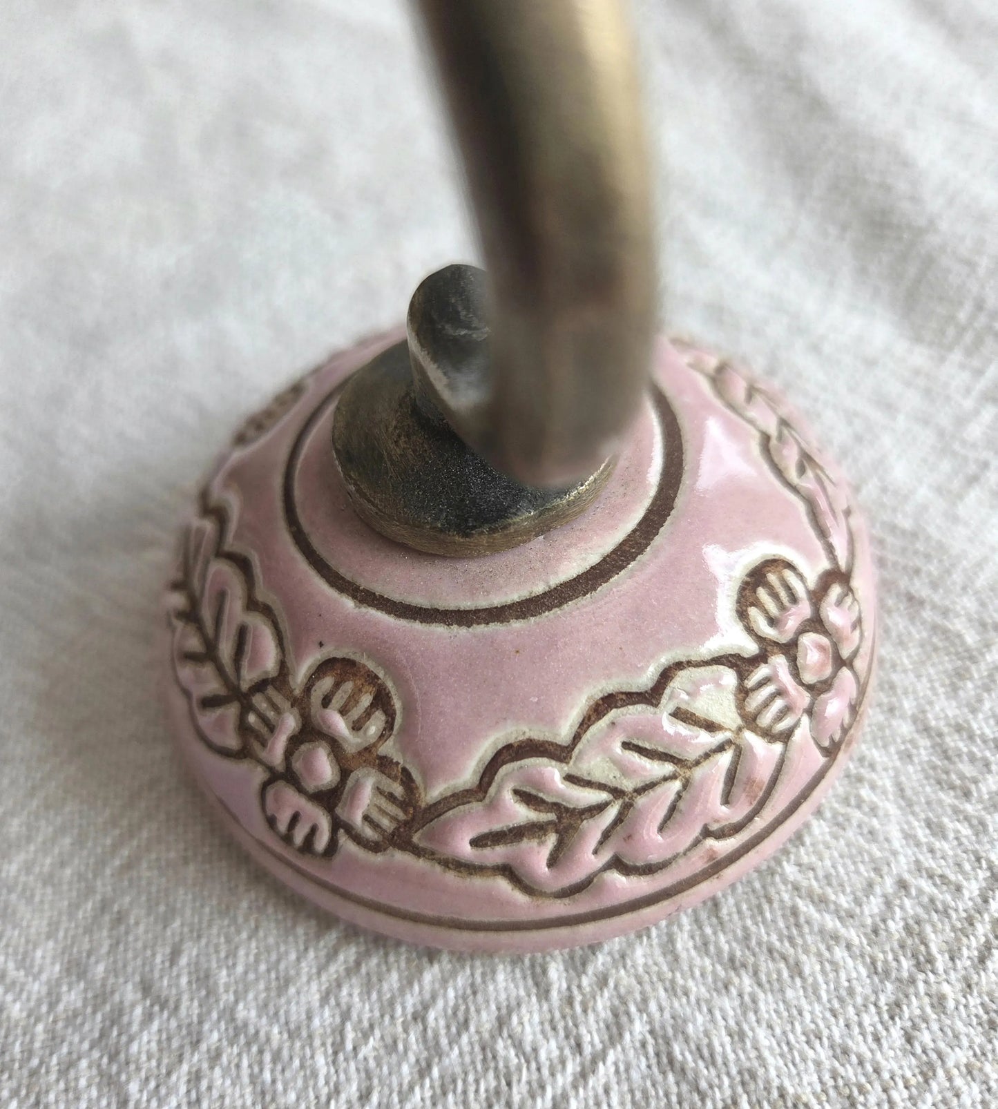 Flower Design Wall Hook - Pink