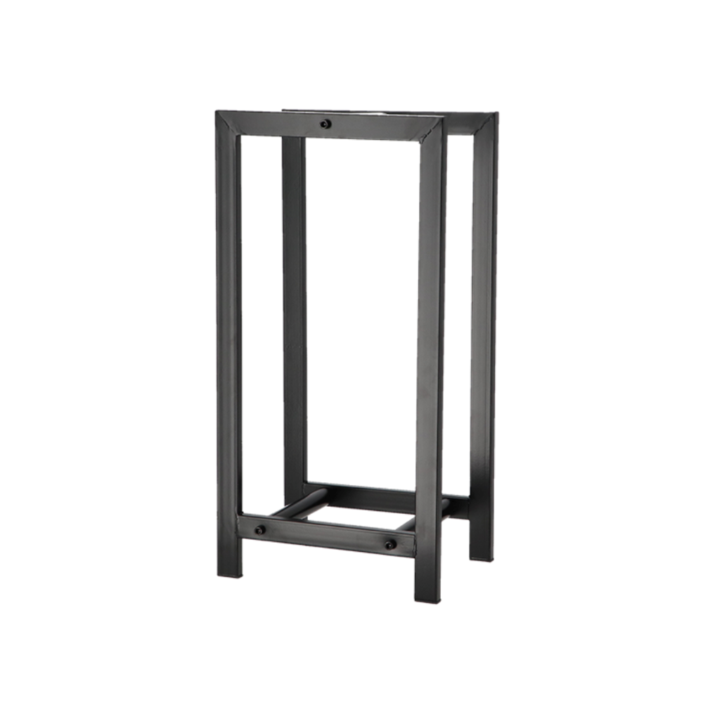 Steel Log Rack - Black