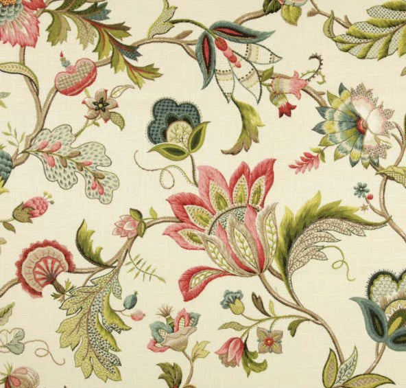 Tapered Lampshade - Brissac (Jewel) P.Kaufmann Fabric