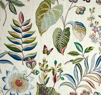 FABRIC SAMPLE - Butterfly Orchid Trail P.Kaufmann Fabric