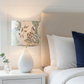 Drum Lampshade - Finders Keepers (French Blue) P.Kaufmann Fabric
