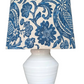 Tapered Lampshade - Bountiful Indigo P.Kaufmann Fabric