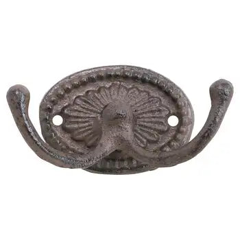 Double Hook - Oval - Cast Iron