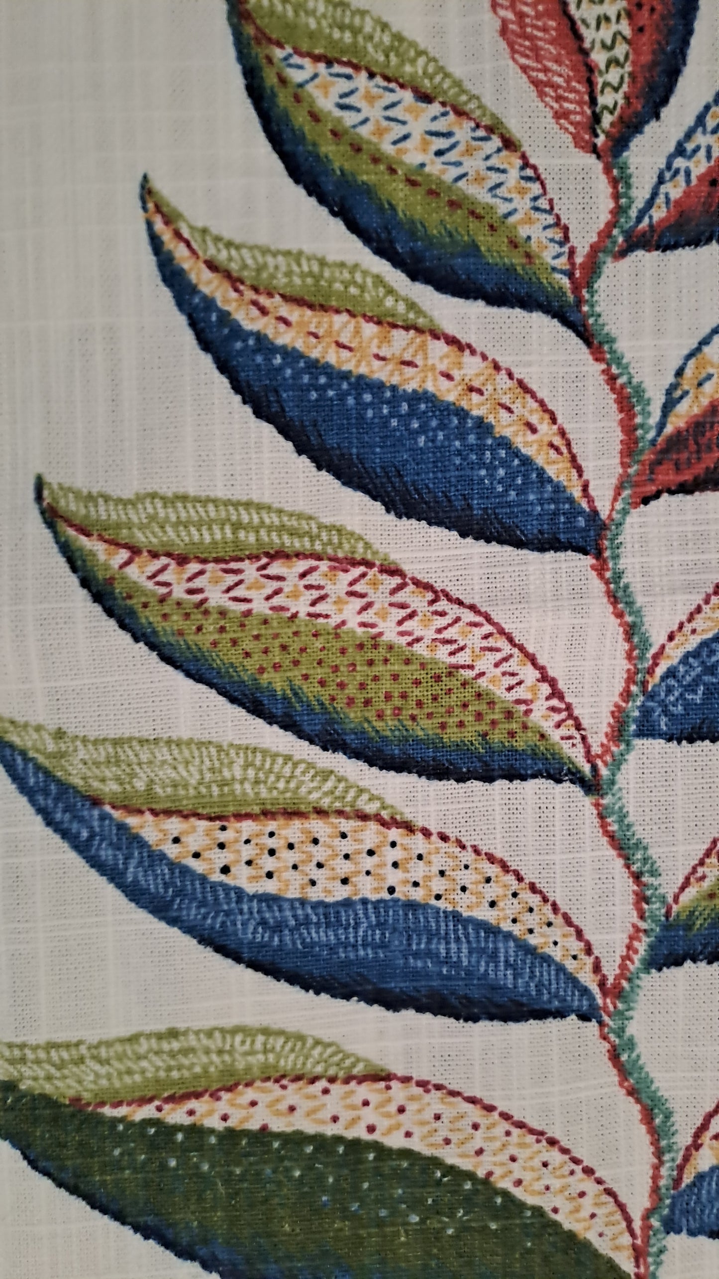 Drum Lampshade - Butterfly Orchid Trail P.Kaufmann Fabric