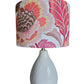 Drum Lampshade - Zelda Floral Fruit Punch P.Kaufmann Fabric