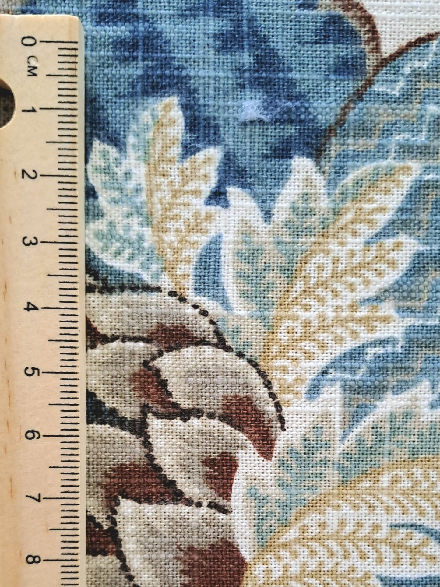 Tapered Lampshade - Finders Keepers (French Blue) P.Kaufmann Fabric