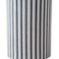 Blue Ticking Drum Lampshade