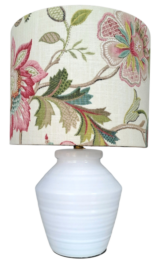 Drum Lampshade - Brissac (Jewel) P.Kaufmann Fabric