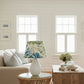 Tapered Lampshade - Fanciful Florale Alabaster P.Kaufmann Fabric