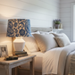 Tapered Lampshade - Bountiful - Indigo - P.Kaufmann Fabric