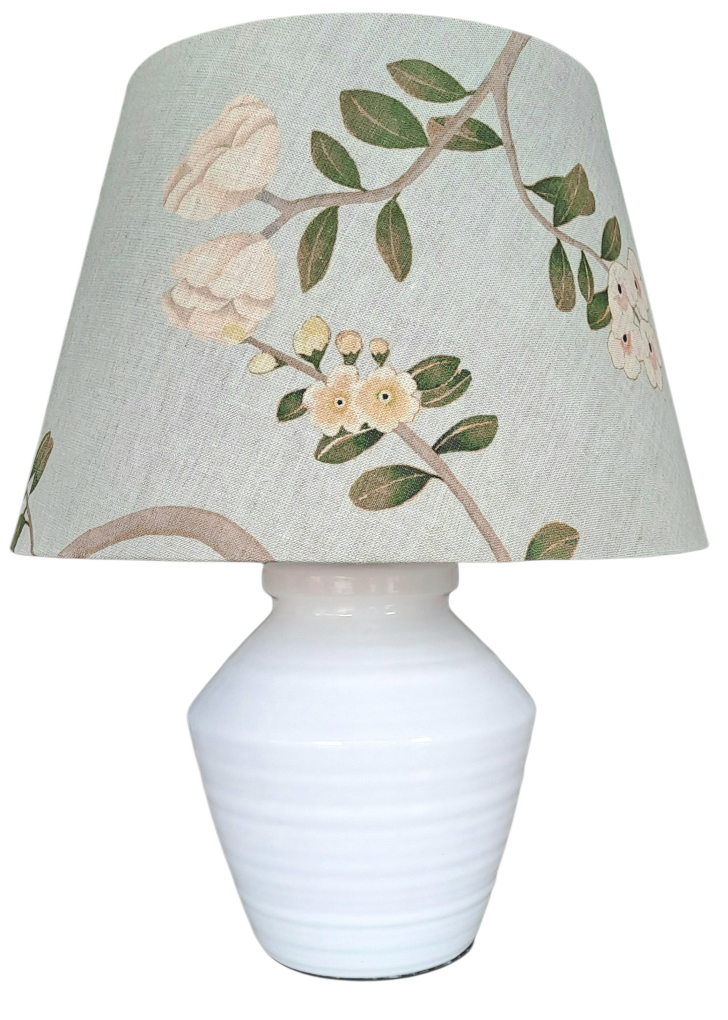 Tapered Lampshade - MOKUM Sakura (Duck egg) Fabric
