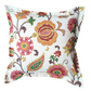 Throw Cushion with Flange Edge - P.Kaufmann Samira Tutti Fruity with Stone Cotton Back
