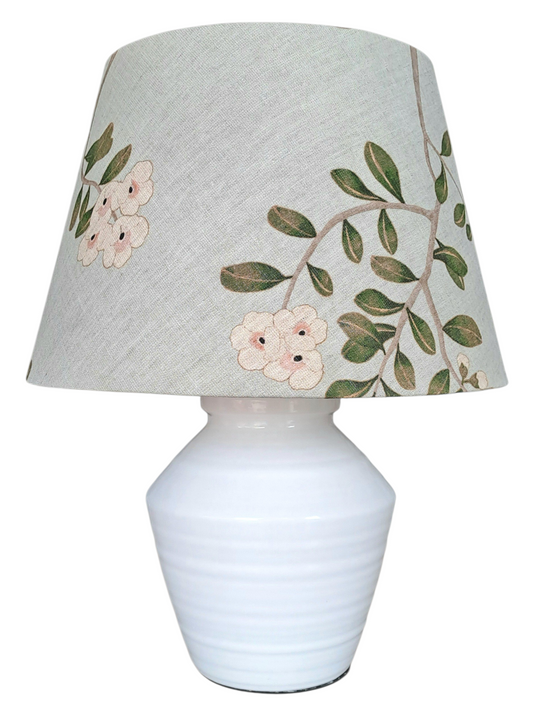 Tapered Lampshade - MOKUM Sakura (Duck egg) Fabric
