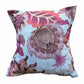 Throw Cushion with Flange Edge - Zelda Floral Fruit Punch P.Kaufmann Fabric