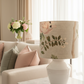 Drum Lampshade - MOKUM Sakura (Duck egg) Fabric