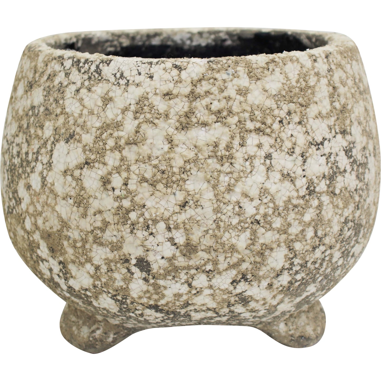 Terracotta Round Pot - Mineral Glaze Finish